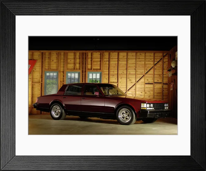 Framed Print : Cadillac Seville custom 1976. Artist: Simon Clay Framed Print : Cadillac Seville custom 1976. Artist: Simon Clay