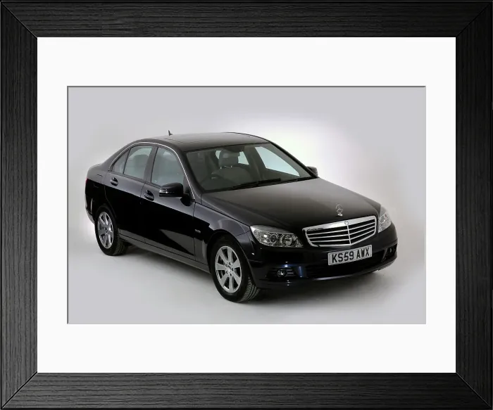 Framed Print : 2009 Mercedes Benz C200