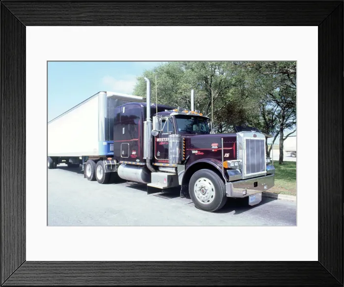 Framed Print : Peterbilt truck Framed Print : Peterbilt truck