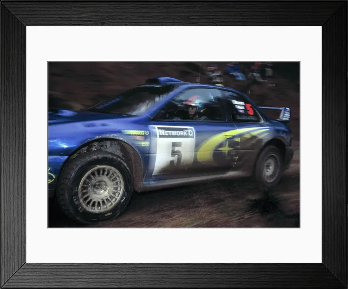 Framed Print : Subaru Impreza WRC99