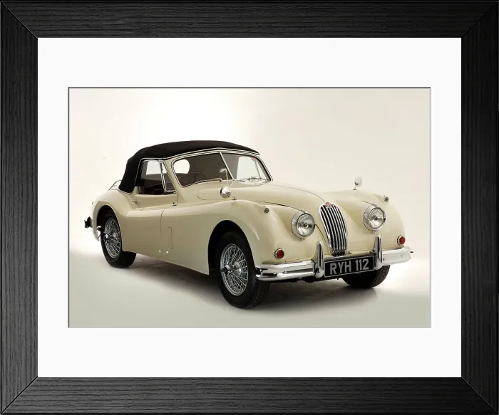 Framed Print : 1955 Jaguar XK140 Framed Print : 1955 Jaguar XK140