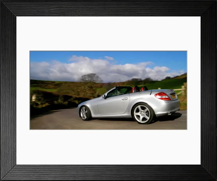 Framed Print : 2004 Mercedes Benz SLK 200K Framed Print : 2004 Mercedes Benz SLK 200K