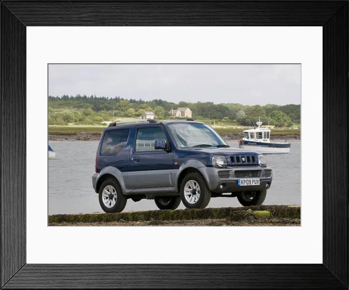 Framed Print : 2009 Suzuki Jimny SZ4 Framed Print : 2009 Suzuki Jimny SZ4