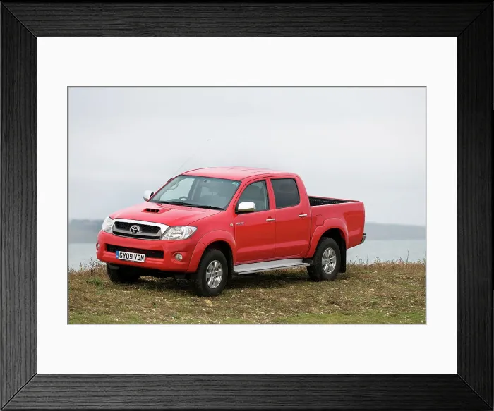 Framed Print : 2009 Toyota HiLux pick up truck Framed Print : 2009 Toyota HiLux pick up truck