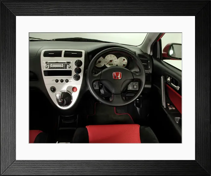 Framed Print : 2005 Honda Civic Type R Framed Print : 2005 Honda Civic Type R