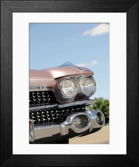 Framed Print : Cadillac Eldorado 1959. Artist: Simon Clay Framed Print : Cadillac Eldorado 1959. Artist: Simon Clay