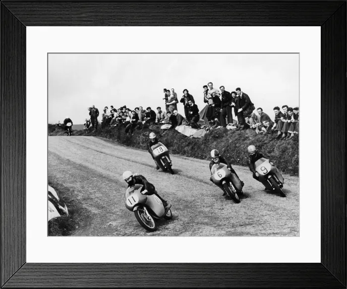 Framed Print : Action from the Lightweight TT race, Isle of Man, 1958 Framed Print : Action from the Lightweight TT race, Isle of Man, 1958