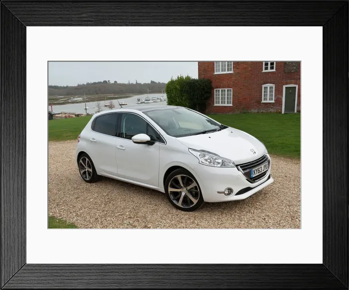 Framed Print : 2014 Peugeot 208 Hdi Framed Print : 2014 Peugeot 208 Hdi