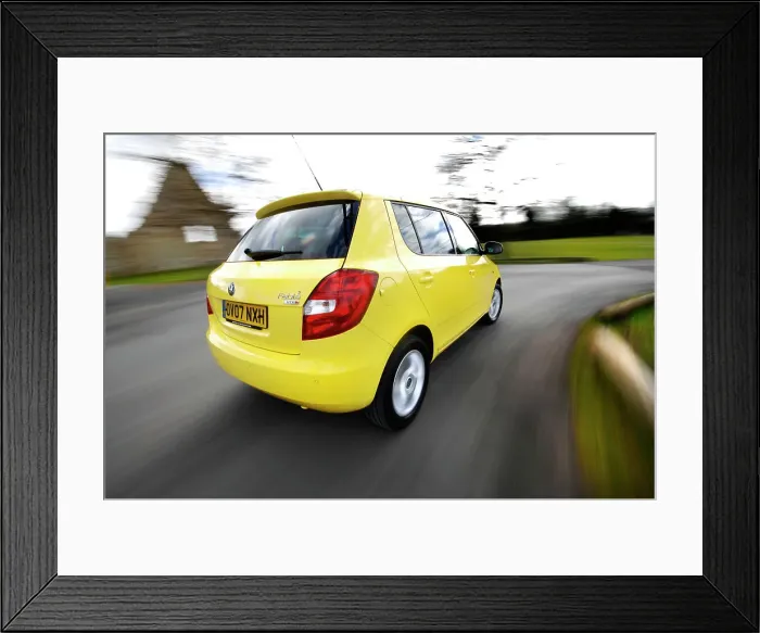 Framed Print : 2008 Skoda Fabia 2 Framed Print : 2008 Skoda Fabia 2
