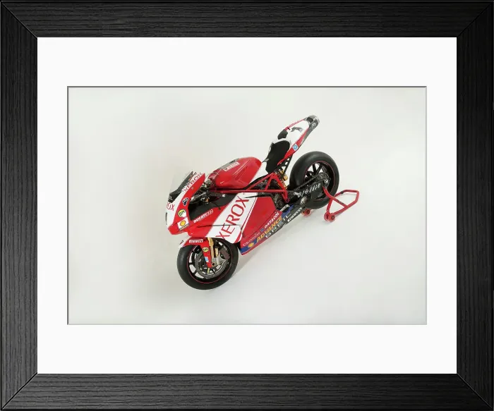 Framed Print : 2006 Ducati 999 Xerox, Troy Bayliss Superbike.Moto GP championship winner Framed Print : 2006 Ducati 999 Xerox, Troy Bayliss Superbike.Moto GP championship winner