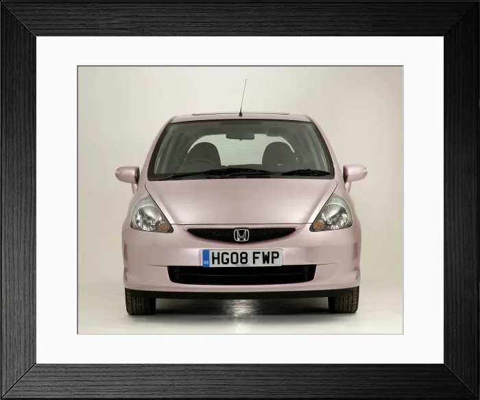 Framed Print : 2008 Honda Jazz Framed Print : 2008 Honda Jazz
