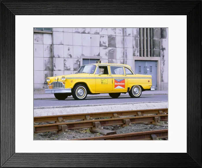 Framed Print : 1981 Checker a11 taxi cab Framed Print : 1981 Checker a11 taxi cab