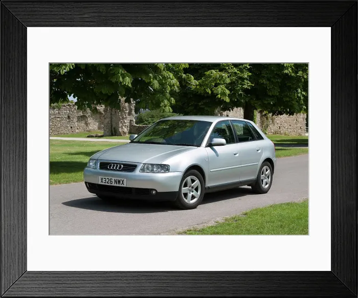 Framed Print : 2001 Audi A3 1.8 Framed Print : 2001 Audi A3 1.8