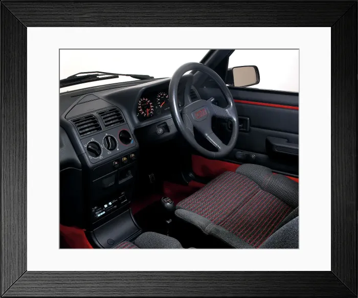 Framed Print : 1987 Peugeot 205 GTI 1.6 Framed Print : 1987 Peugeot 205 GTI 1.6