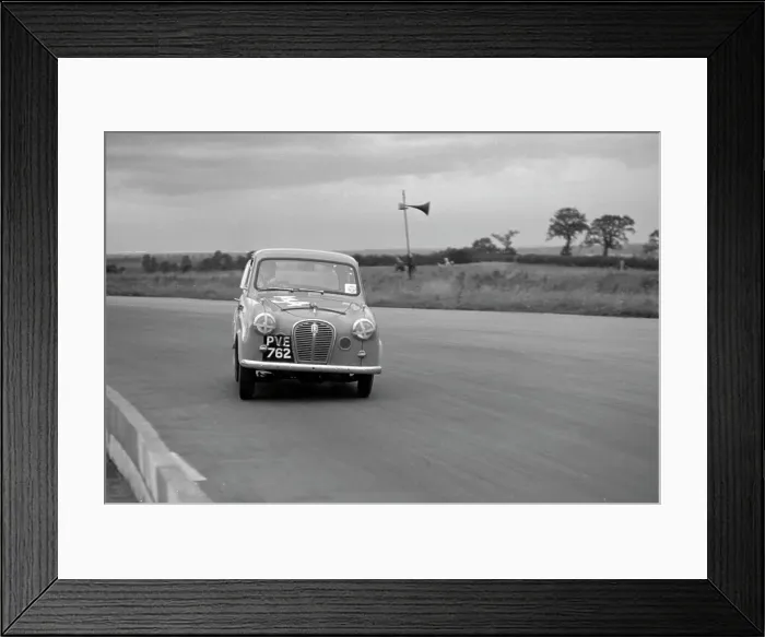 Framed Print : Austin A35 at 750 MC 6 hour relay race Silverstone 1957 Framed Print : Austin A35 at 750 MC 6 hour relay race Silverstone 1957