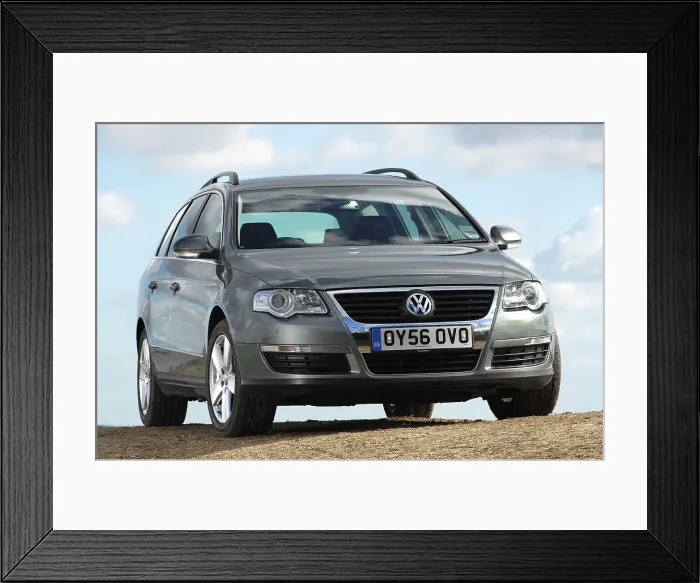 Framed Print : 2006 Volkswagen Passat 2.0 Tdi Estate Framed Print : 2006 Volkswagen Passat 2.0 Tdi Estate