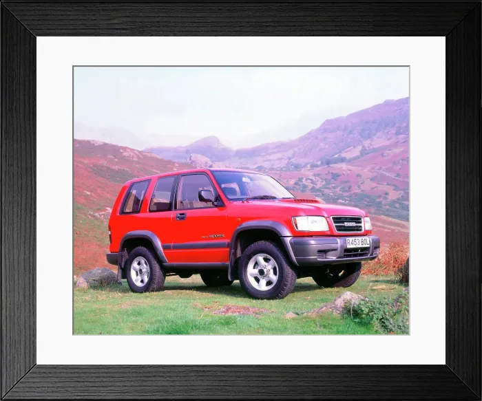 Framed Print : 1998 Isuzu Trooper Duty Framed Print : 1998 Isuzu Trooper Duty