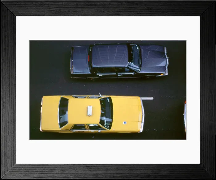 Framed Print : New York City taxi cab Framed Print : New York City taxi cab