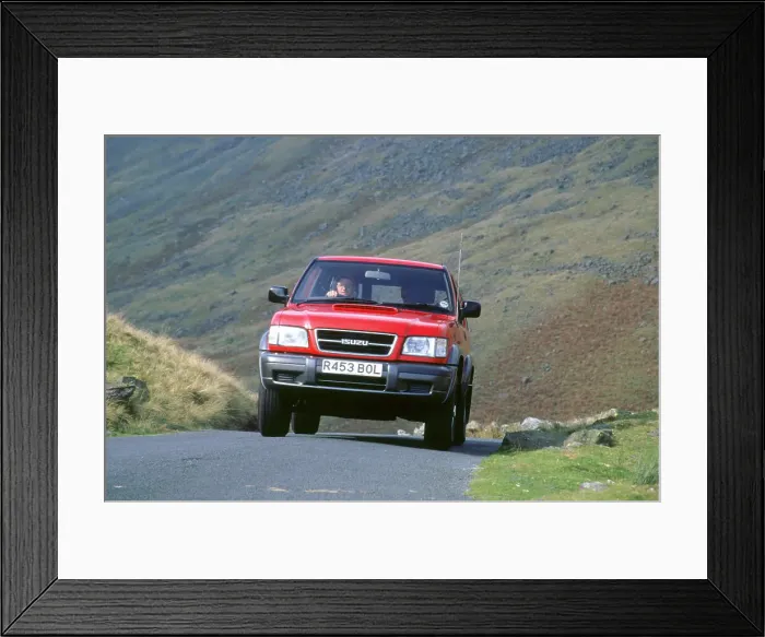 Framed Print : 1998 Isuzu Trooper Duty Framed Print : 1998 Isuzu Trooper Duty
