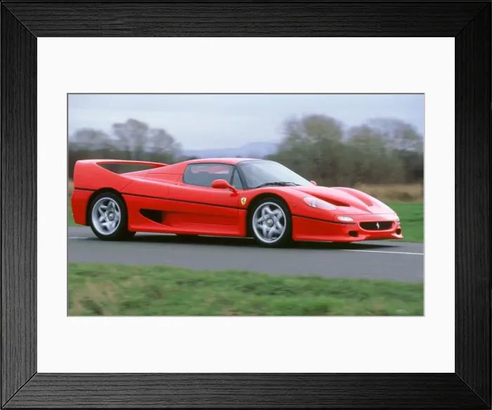 Framed Print : 1996 Ferrari F50 Framed Print : 1996 Ferrari F50