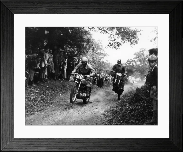 Framed Print : Action from the National (Open) Shrubland Park Scramble, Suffolk, 1952 Framed Print : Action from the National (Open) Shrubland Park Scramble, Suffolk, 1952