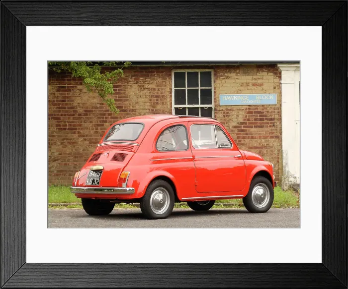 Framed Print : 1962 Fiat 500D Framed Print : 1962 Fiat 500D