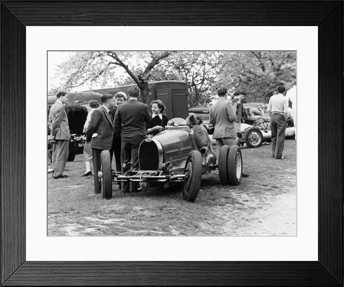 Framed Print : Bugatti Type 35B at Prescott, Gloucestershire, 1954 Framed Print : Bugatti Type 35B at Prescott, Gloucestershire, 1954