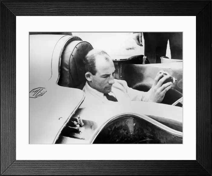 Framed Print : Stirling Moss in the MG EX181, 1957 Framed Print : Stirling Moss in the MG EX181, 1957