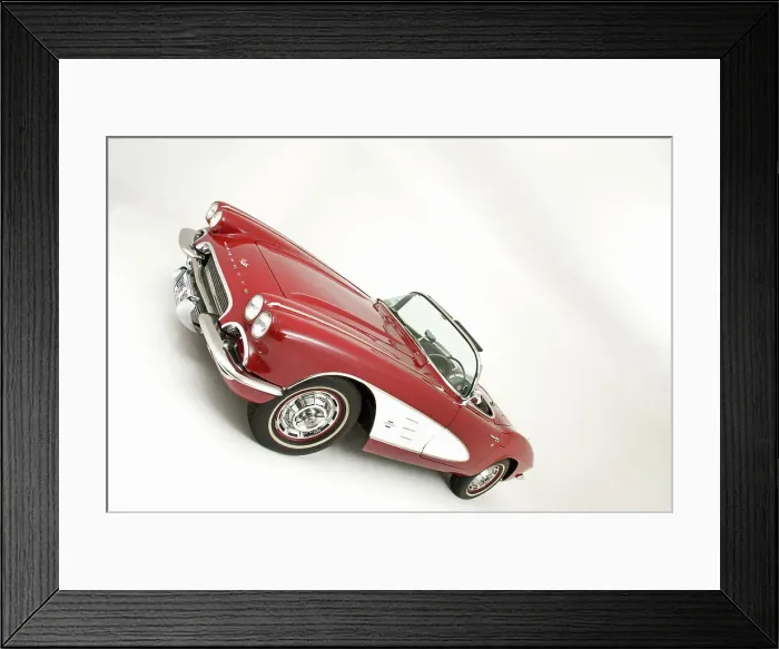 Framed Print : 1961 Chevrolet Corvette C1 Convertible Framed Print : 1961 Chevrolet Corvette C1 Convertible