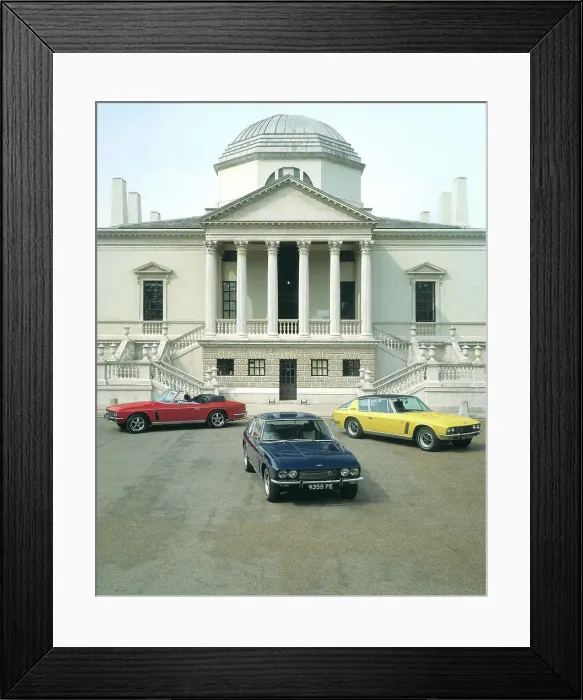 Framed Print : Jensen Interceptor group of 3 Framed Print : Jensen Interceptor group of 3