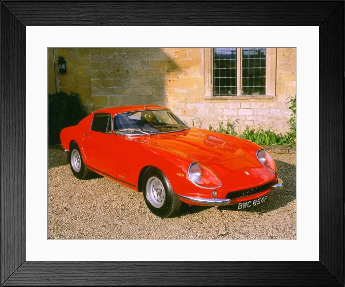 Framed Print : 1968 Ferrari 275 GTB Framed Print : 1968 Ferrari 275 GTB