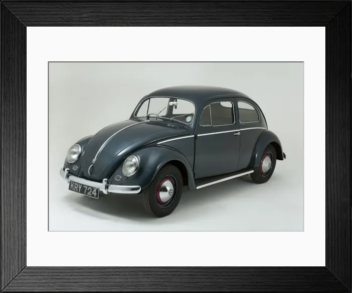 Framed Print : 1953 Volkswagen Beetle Export Framed Print : 1953 Volkswagen Beetle Export