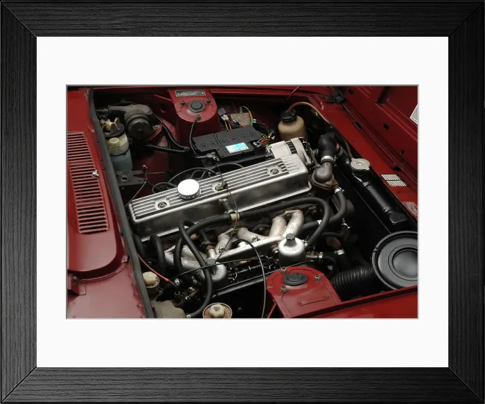Framed Print : 1976 Triumph 2500s