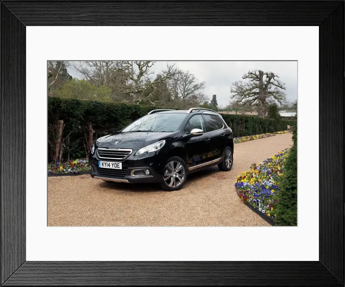Framed Print : 2014 Peugeot 2008 Hdi Feline Framed Print : 2014 Peugeot 2008 Hdi Feline