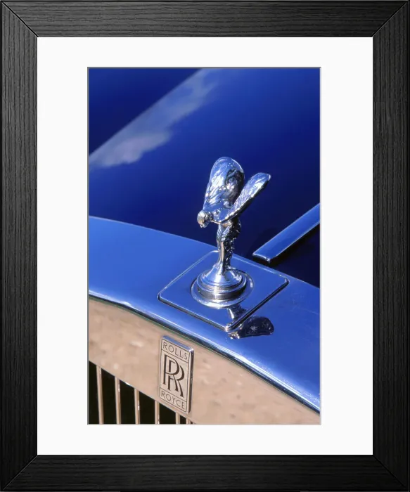 Framed Print : 1999 Rolls Royce Silver Seraph spirit of ecstasy mascot Framed Print : 1999 Rolls Royce Silver Seraph spirit of ecstasy mascot