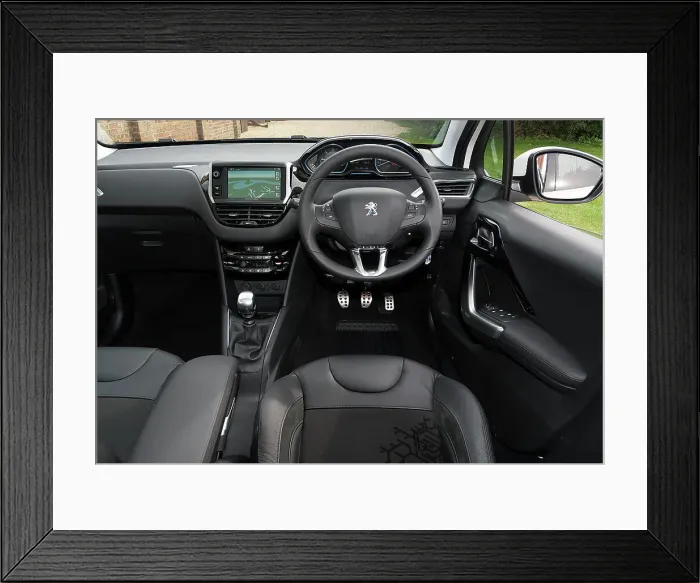 Framed Print : 2014 Peugeot 208 Hdi Framed Print : 2014 Peugeot 208 Hdi