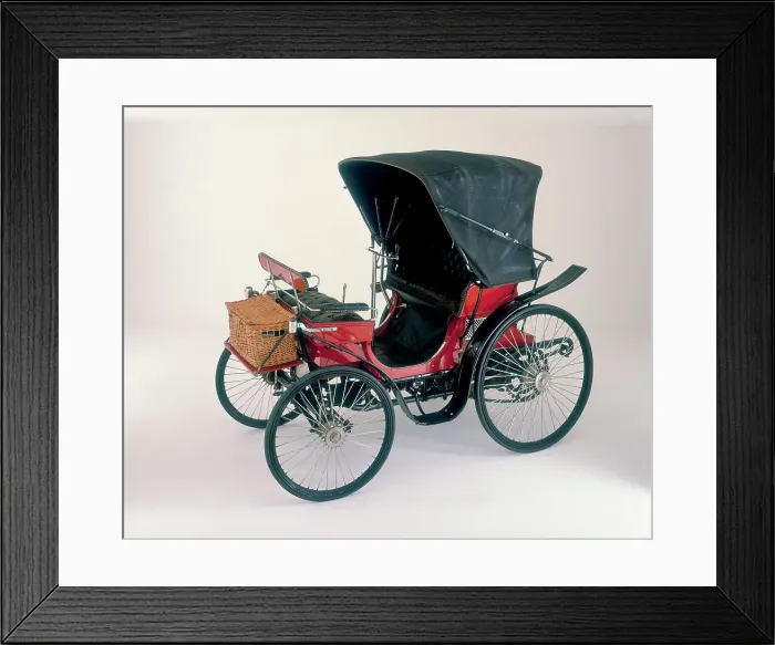 Framed Print : 1896 Peugeot 3.5 hp horseless carriage Framed Print : 1896 Peugeot 3.5 hp horseless carriage