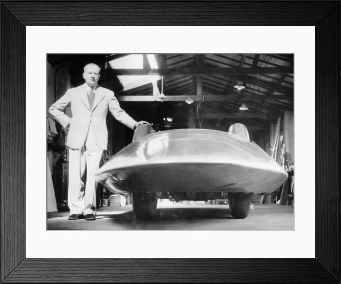 Framed Print : John Cobb with the Railton Special, 1938 Framed Print : John Cobb with the Railton Special, 1938