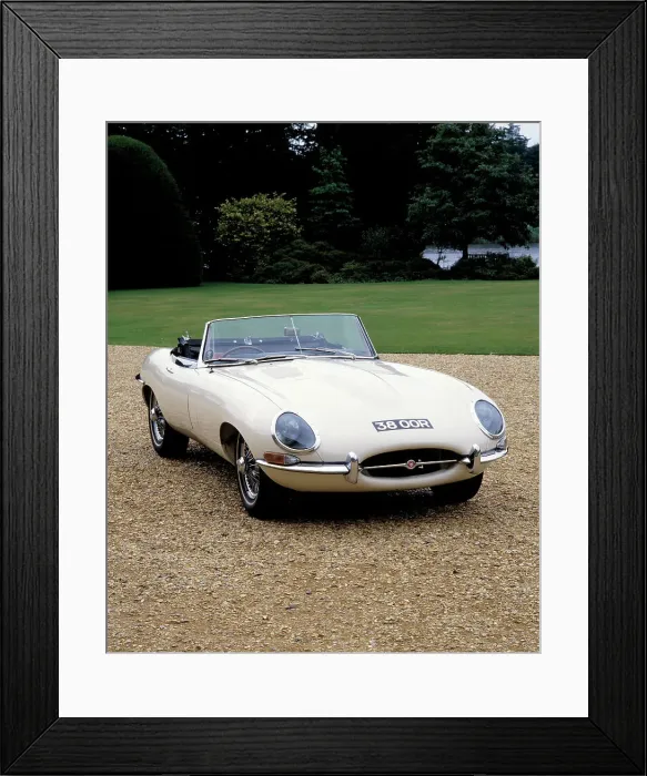 Framed Print : 1962 Jaguar E type Framed Print : 1962 Jaguar E type