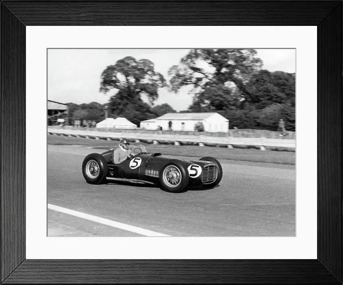 Framed Print : 1952 BRM V16 driven by Froilan Gonzalez at B.A.R.C. International meeting Goodwood Framed Print : 1952 BRM V16 driven by Froilan Gonzalez at B.A.R.C. International meeting Goodwood