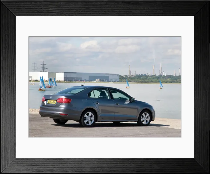 Framed Print : 2011 Volkswagen Jetta SE 1.6 Tdi Framed Print : 2011 Volkswagen Jetta SE 1.6 Tdi