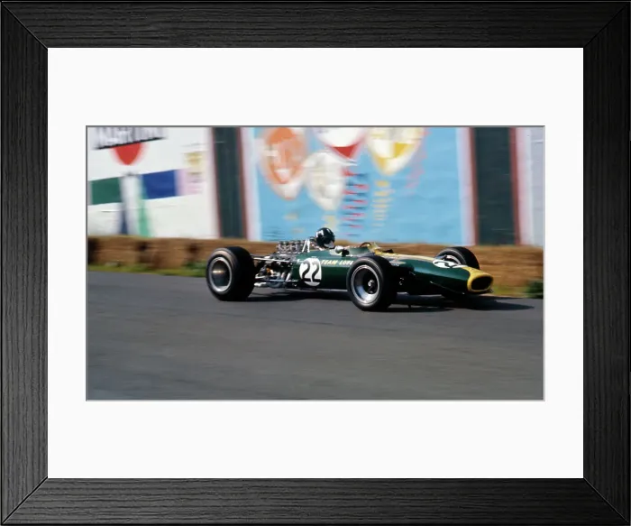 Framed Print : 1967 Belgian Grand Prix. Graham Hill in Lotus 49 Framed Print : 1967 Belgian Grand Prix. Graham Hill in Lotus 49