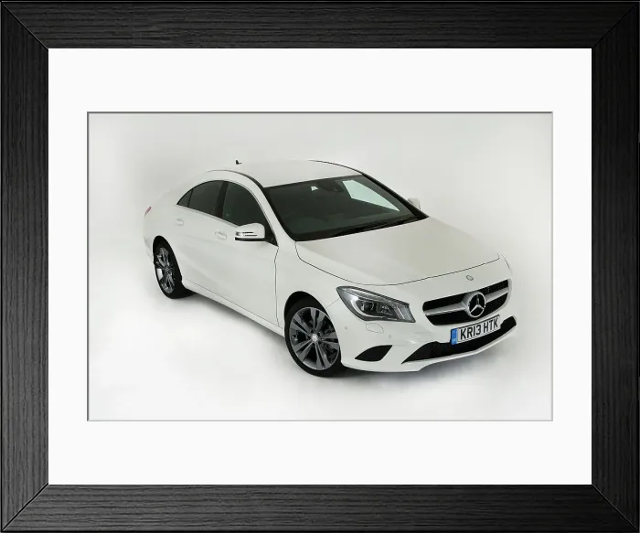 Framed Print : 2013 Mercedes Benz CLA 180 Sport Framed Print : 2013 Mercedes Benz CLA 180 Sport