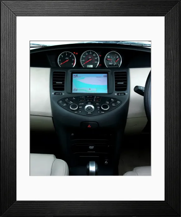 Framed Print : 2003 Nissan Primera 2.2TD Estate Satellite Navigation Framed Print : 2003 Nissan Primera 2.2TD Estate Satellite Navigation