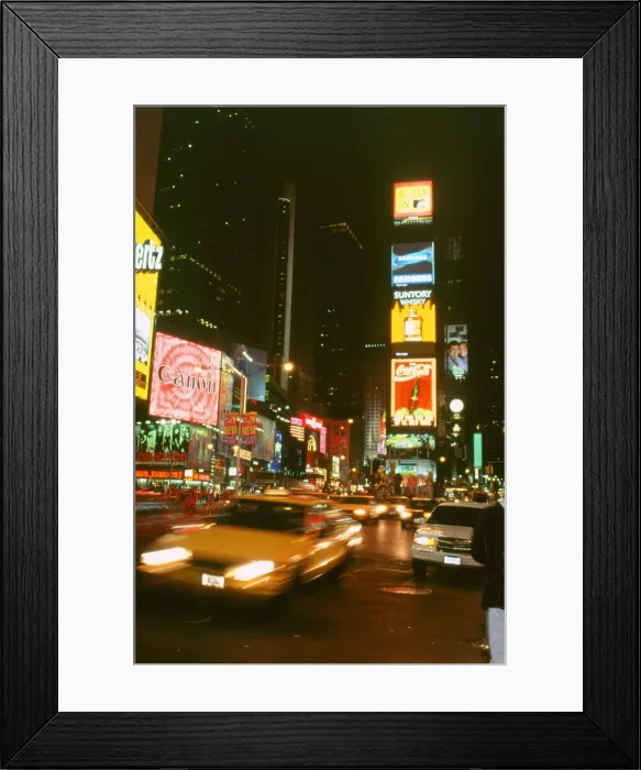 Framed Print : New York at Night Framed Print : New York at Night