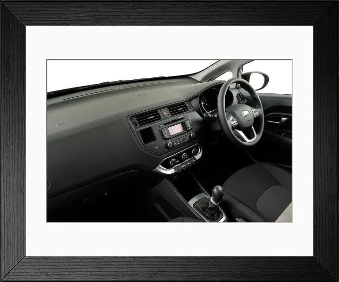 Framed Print : 2013 Kia Rio Framed Print : 2013 Kia Rio