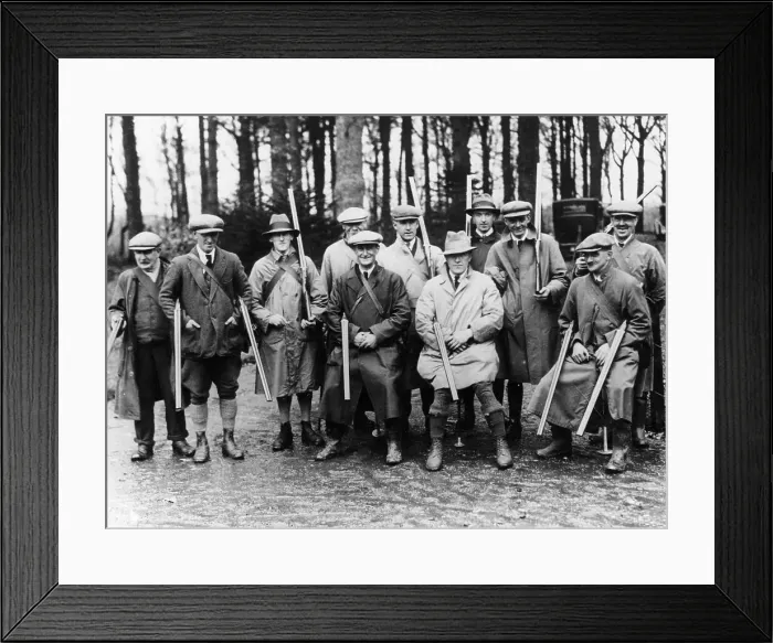 Framed Print : A shooting party Framed Print : A shooting party