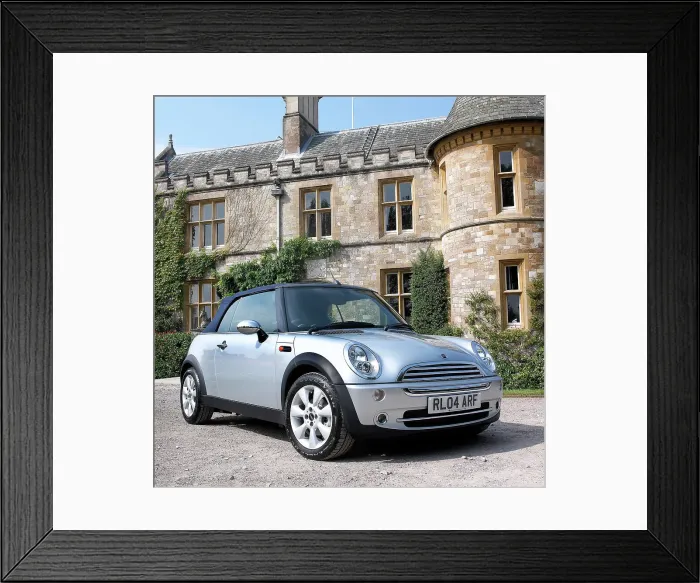 Framed Print : 2004 Mini Cooper Convertible Framed Print : 2004 Mini Cooper Convertible