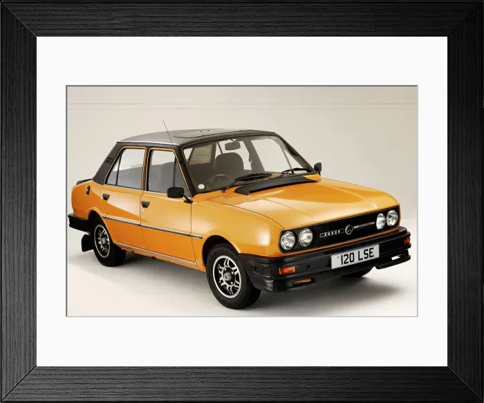 Framed Print : 1990 Skoda Super Estelle Framed Print : 1990 Skoda Super Estelle