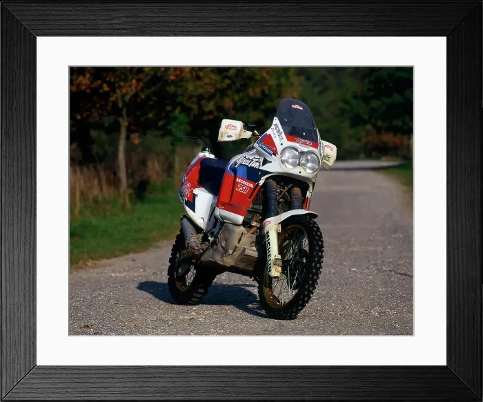 Framed Print : 1991 Honda 750 Africa Twin Framed Print : 1991 Honda 750 Africa Twin